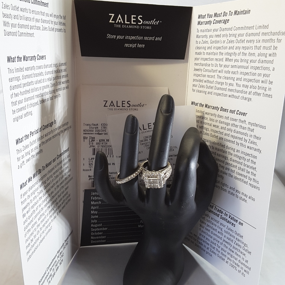 Zales Diamond Engage Engagement Ring Set